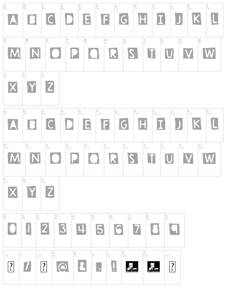 Tramita club font map